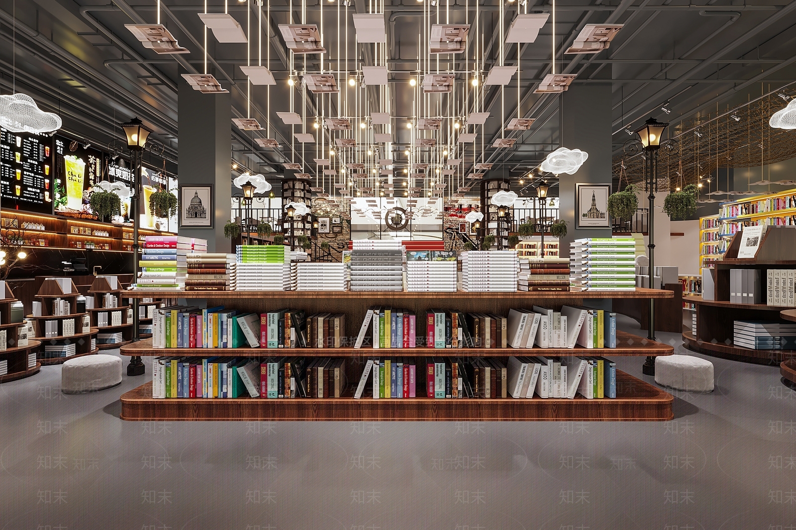 新古典休闲书店3D模型下载【ID:1137758723】