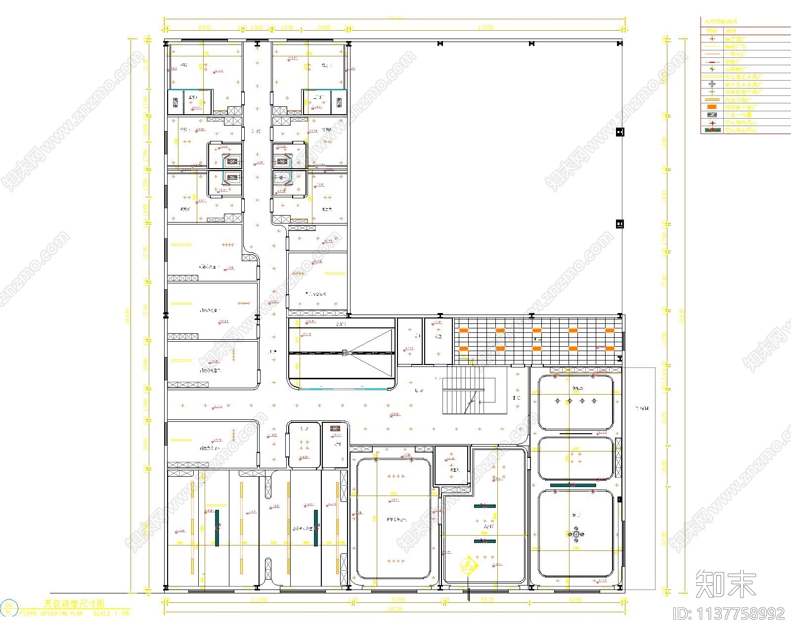 福建广太集团办公室cad施工图下载【ID:1137758992】
