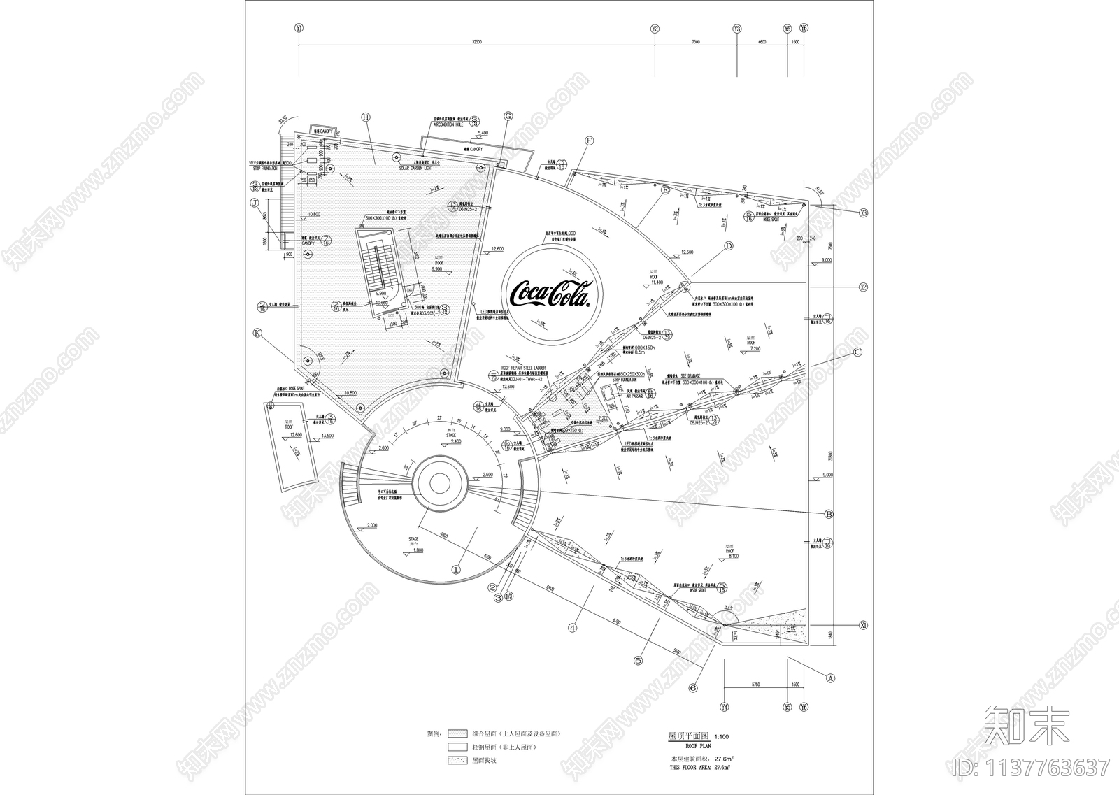 世博会可口可乐企业馆建筑cad施工图下载【ID:1137763637】