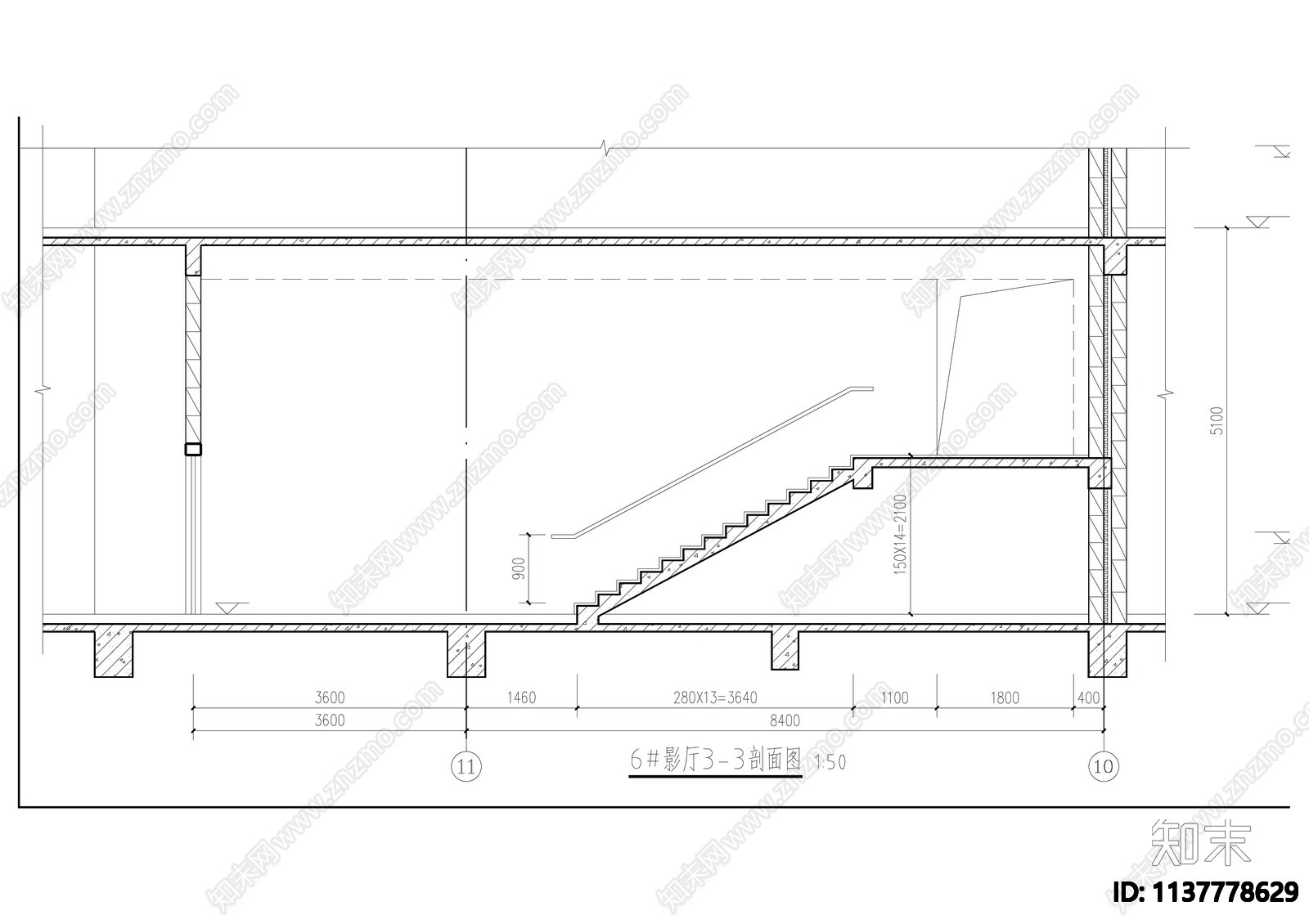 影院详图cad施工图下载【ID:1137778629】