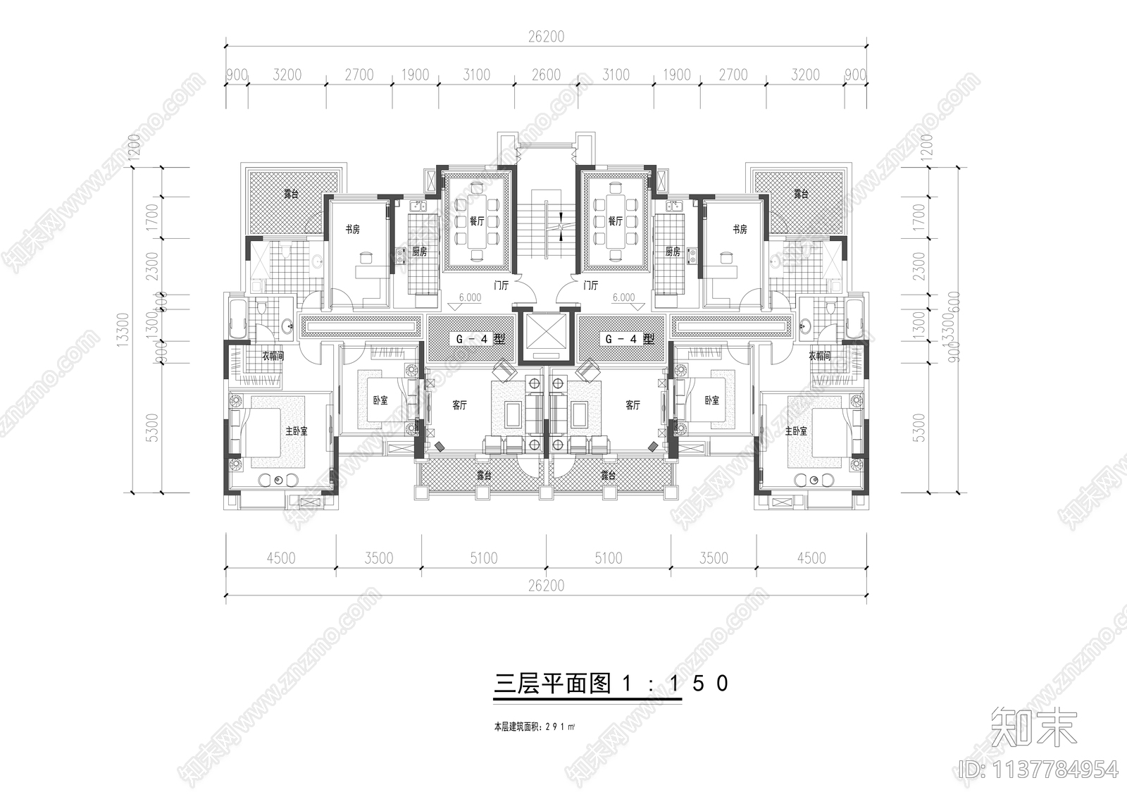 住宅小区及商业效果图cad施工图下载【ID:1137784954】