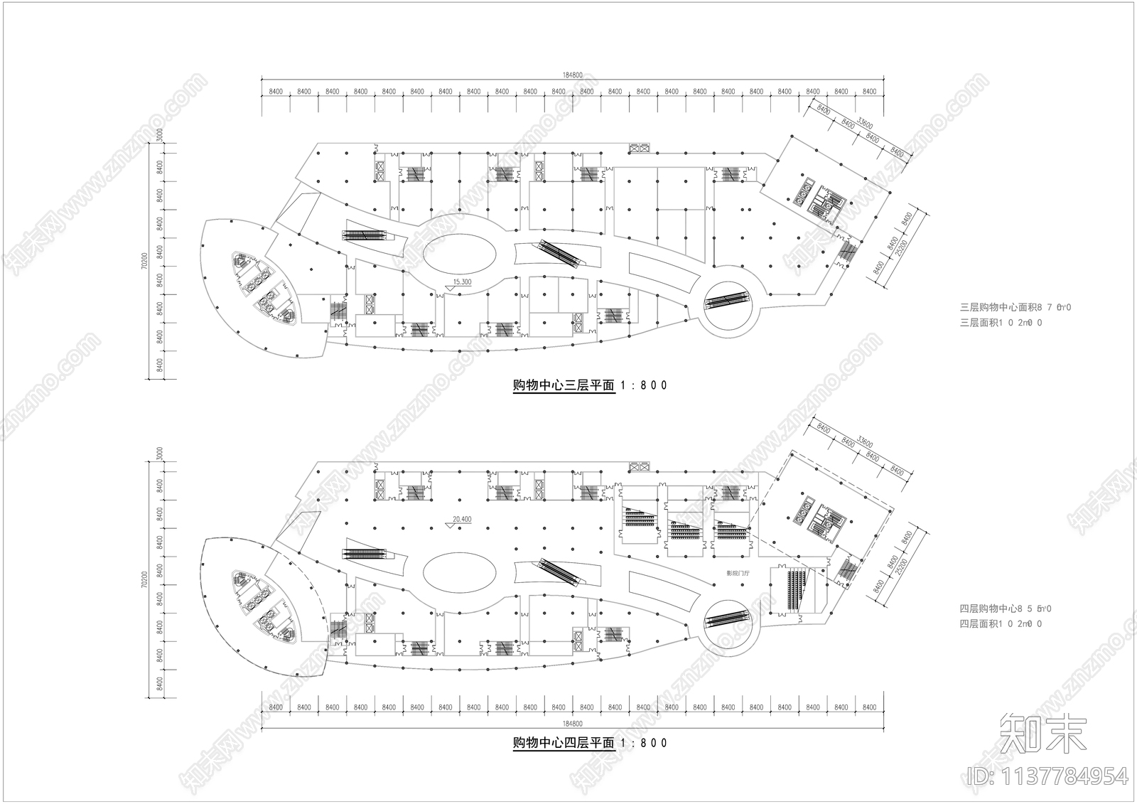 住宅小区及商业效果图cad施工图下载【ID:1137784954】