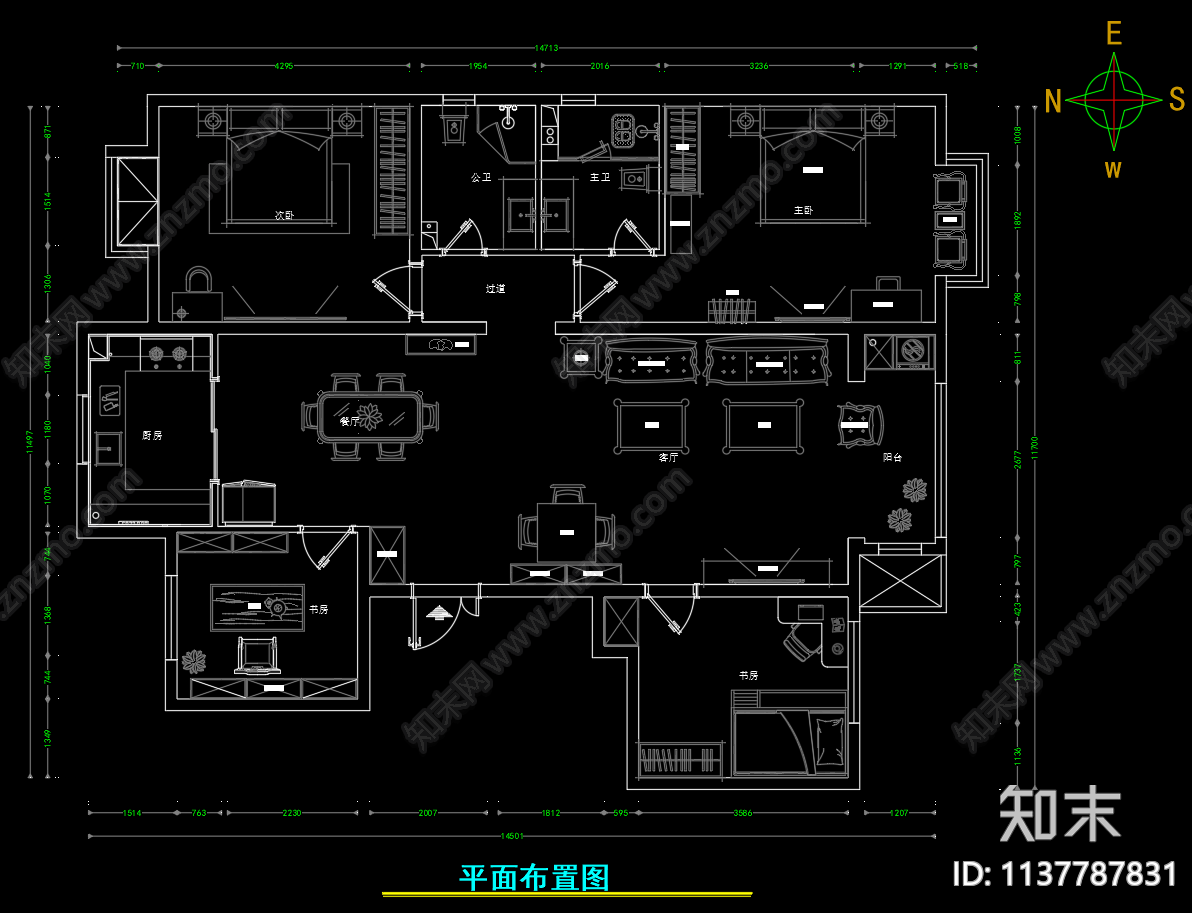 家装水电点位施工图下载【ID:1137787831】