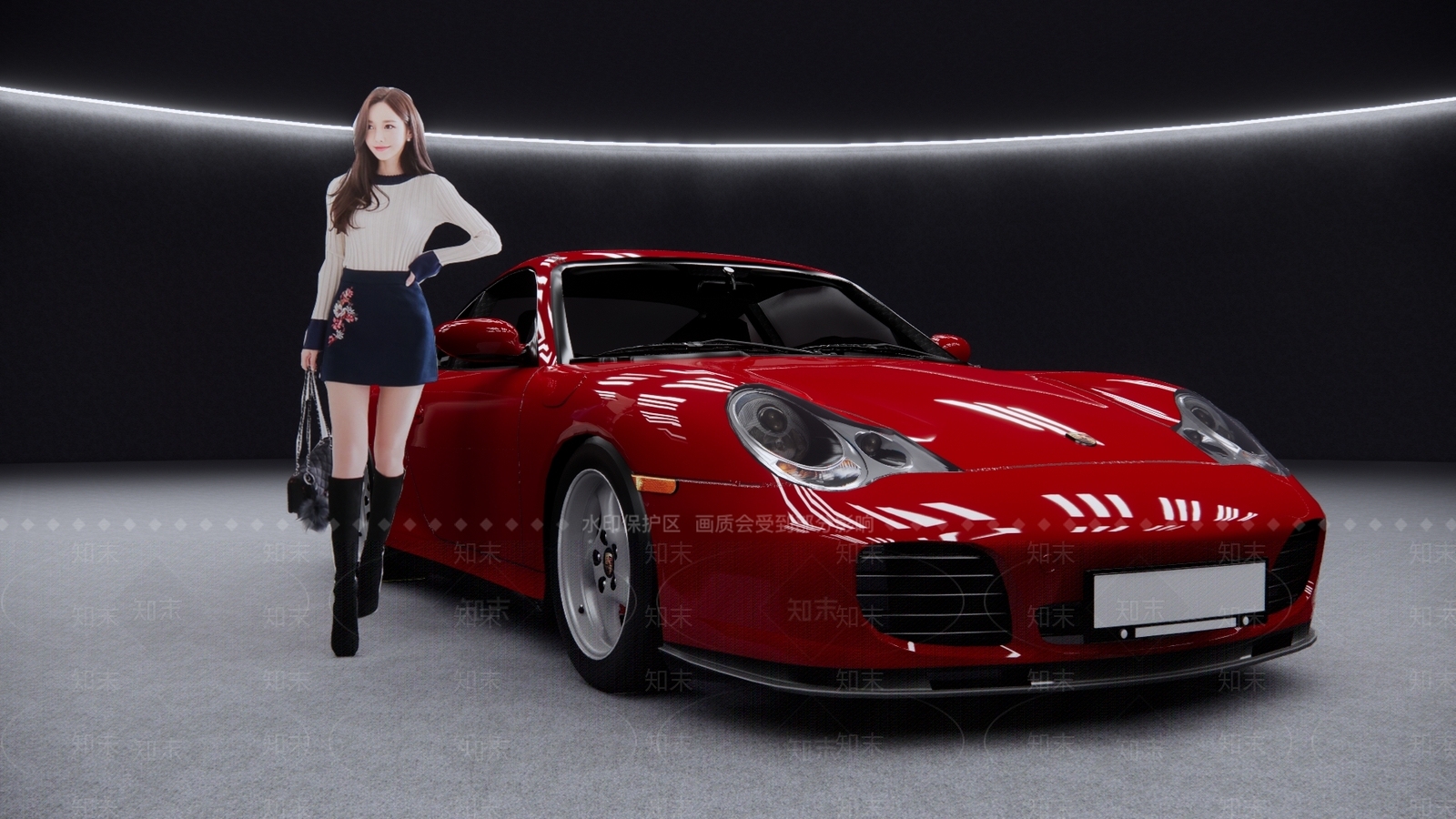 保时捷911跑车SU模型下载【ID:1137790462】