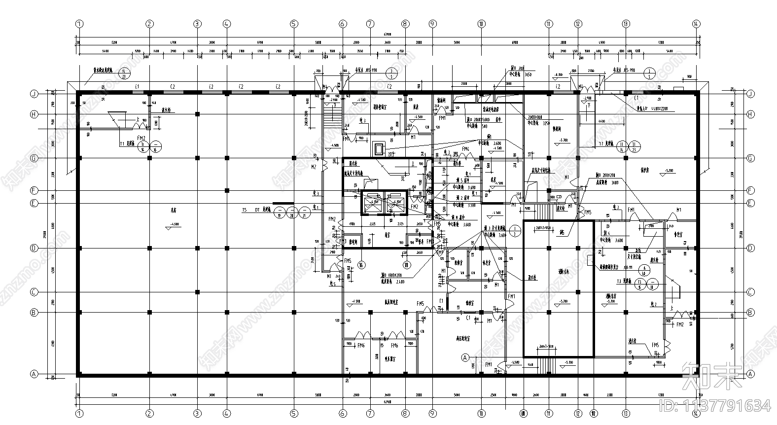 吉林省博士后公寓建筑cad施工图下载【ID:1137791634】