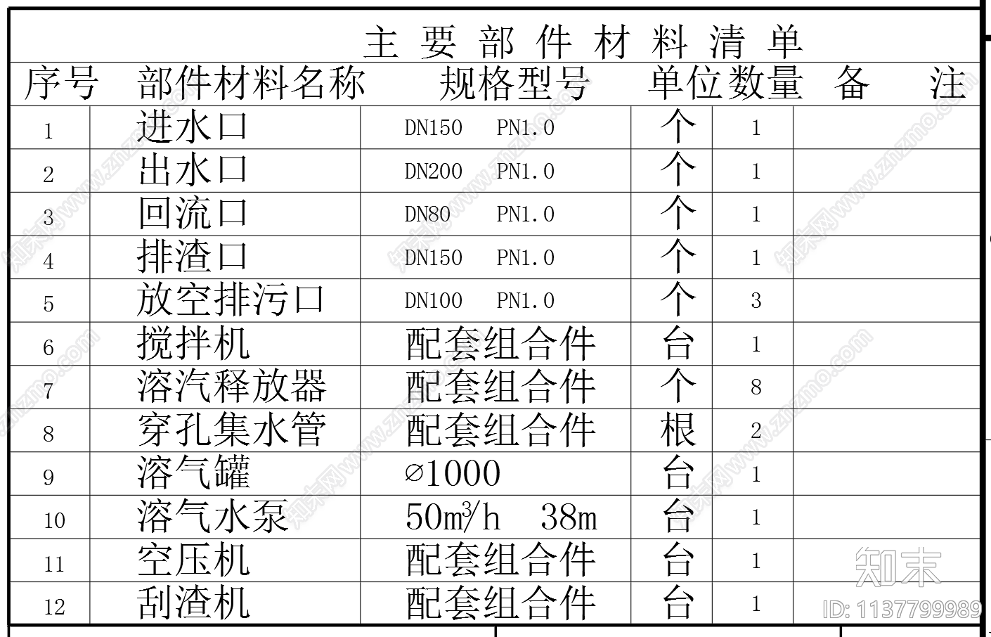 125立方平流式气浮池cad施工图下载【ID:1137799989】