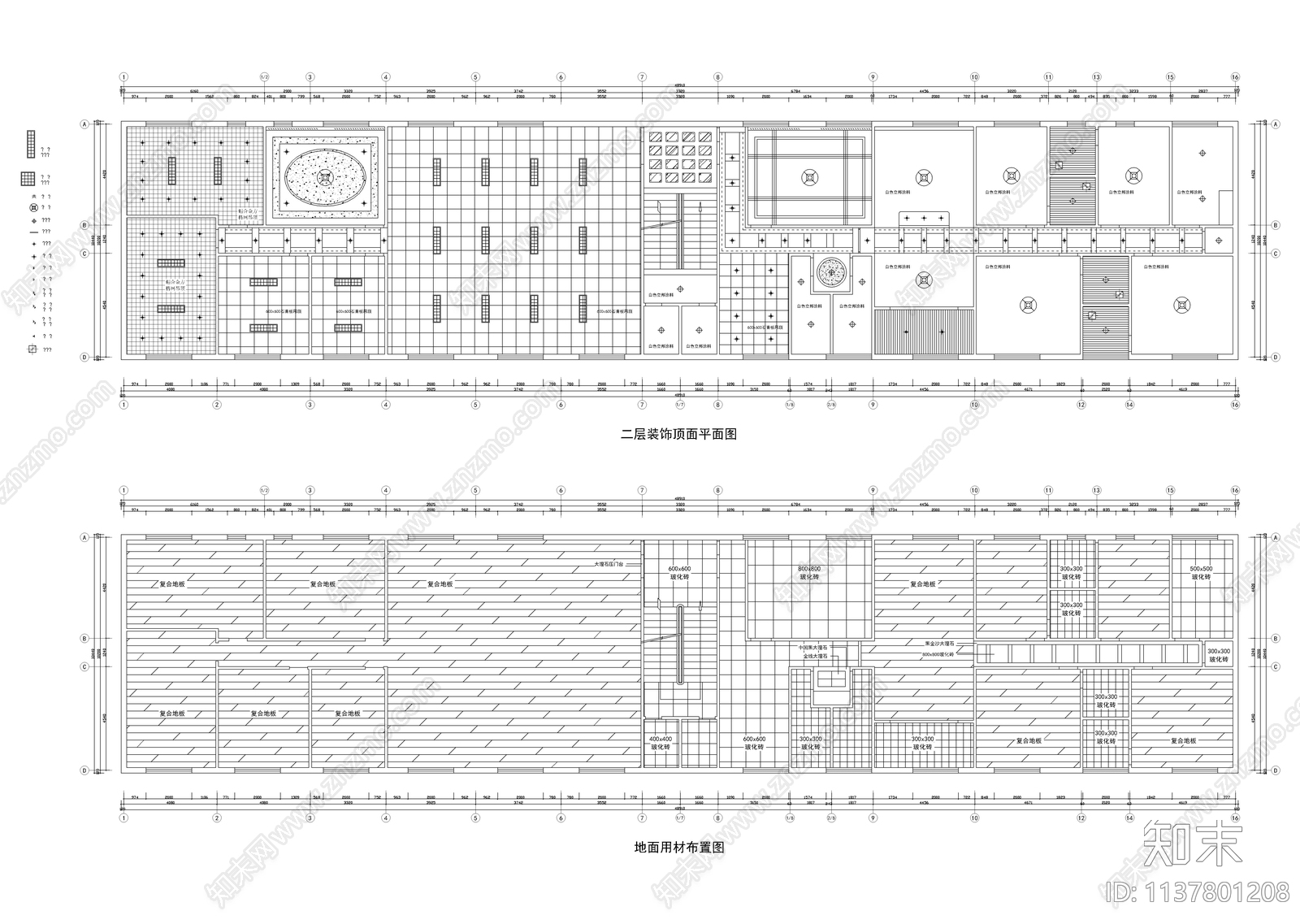 510平全套办公室装修cad施工图下载【ID:1137801208】