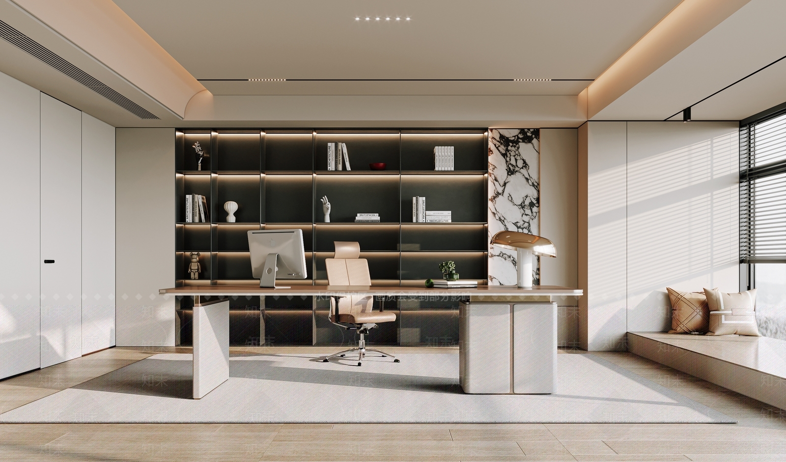 书房SU模型精品下载_SketchUp模型_知末网