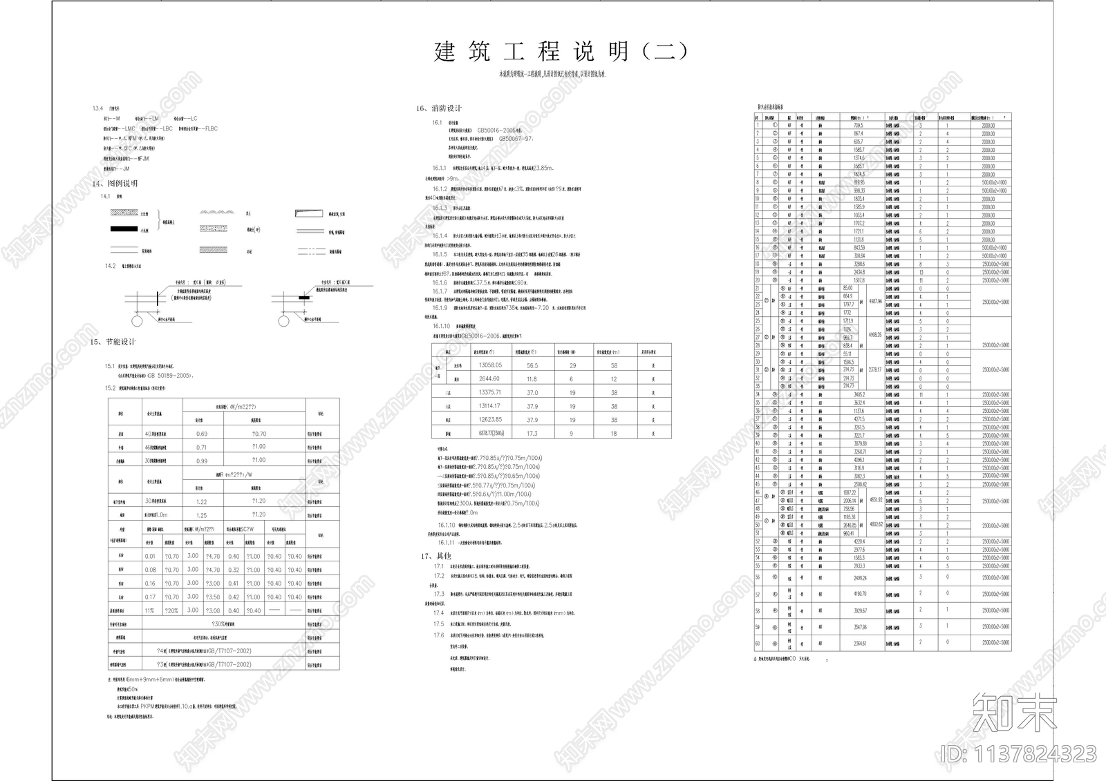 建筑工程说明目录cad施工图下载【ID:1137824323】