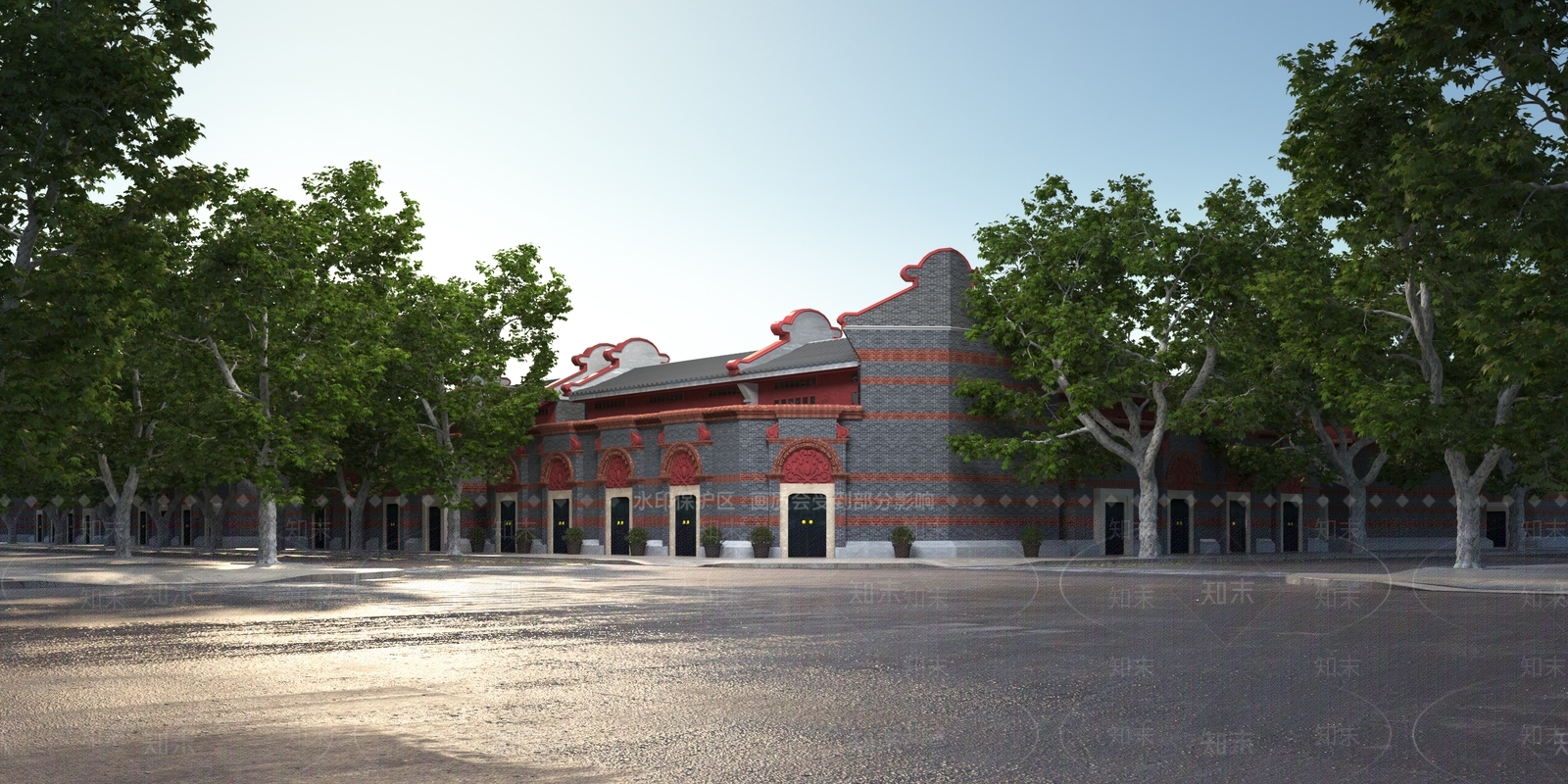 中式老上海石库门一大会址3D模型下载【ID:1137830876】