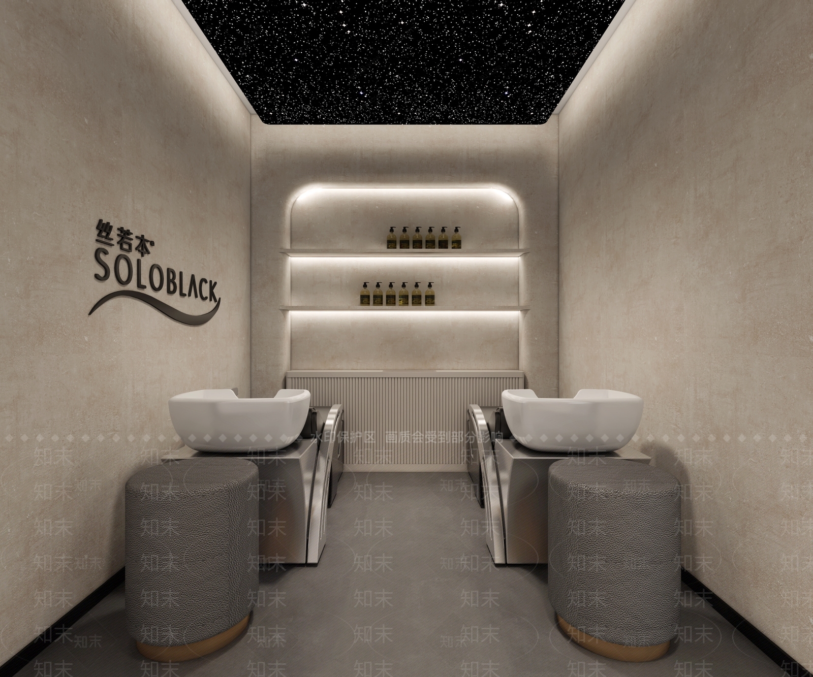 现代美容SPA店3D模型下载【ID:1137832884】