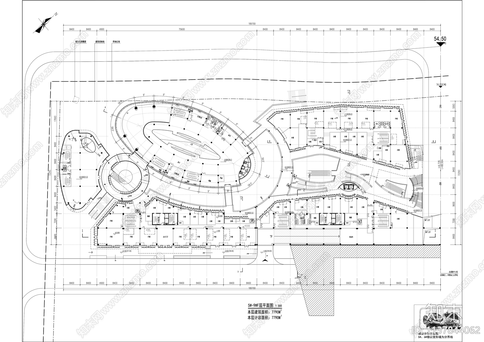 现代商业建筑效果cad施工图下载【ID:1137844062】