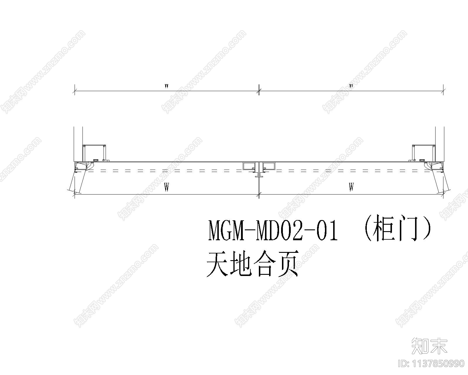 铝框鞋柜cad施工图下载【ID:1137850990】