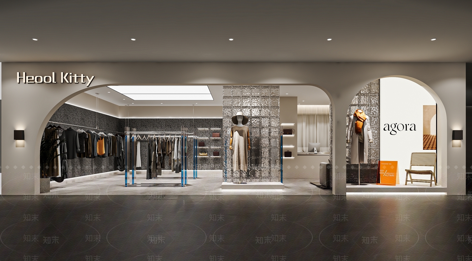 现代服装店SU模型下载【ID:1137864254】