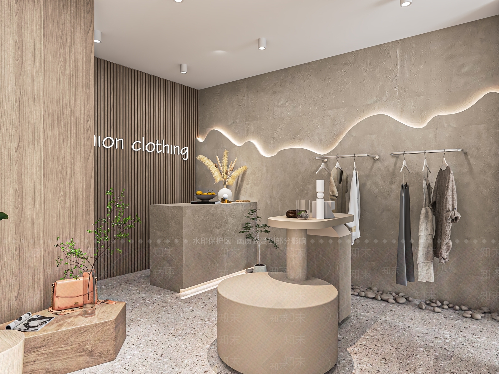 现代服装店SU模型下载【ID:1137864621】