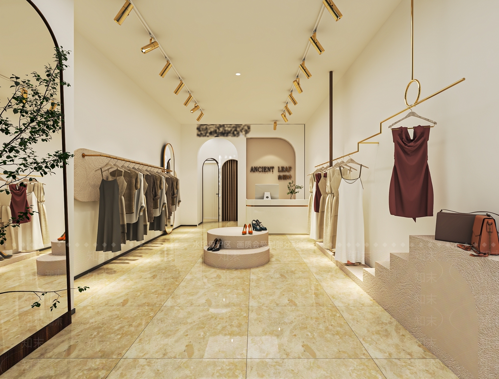 现代服装店SU模型下载【ID:1137871604】