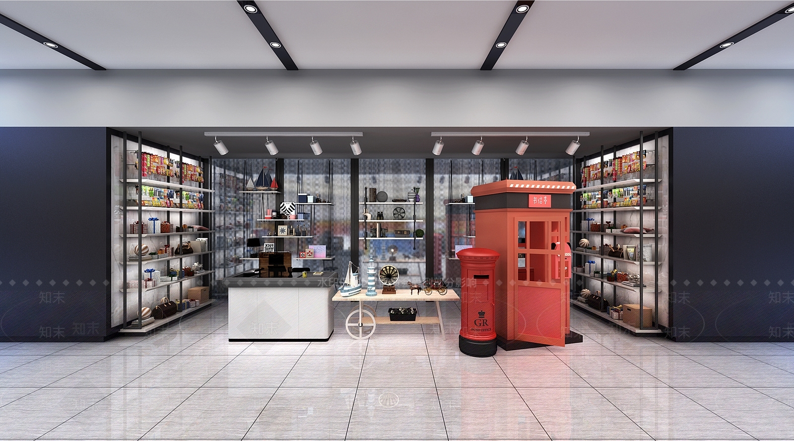 现代玩具礼品店3D模型下载【ID:1138065095】