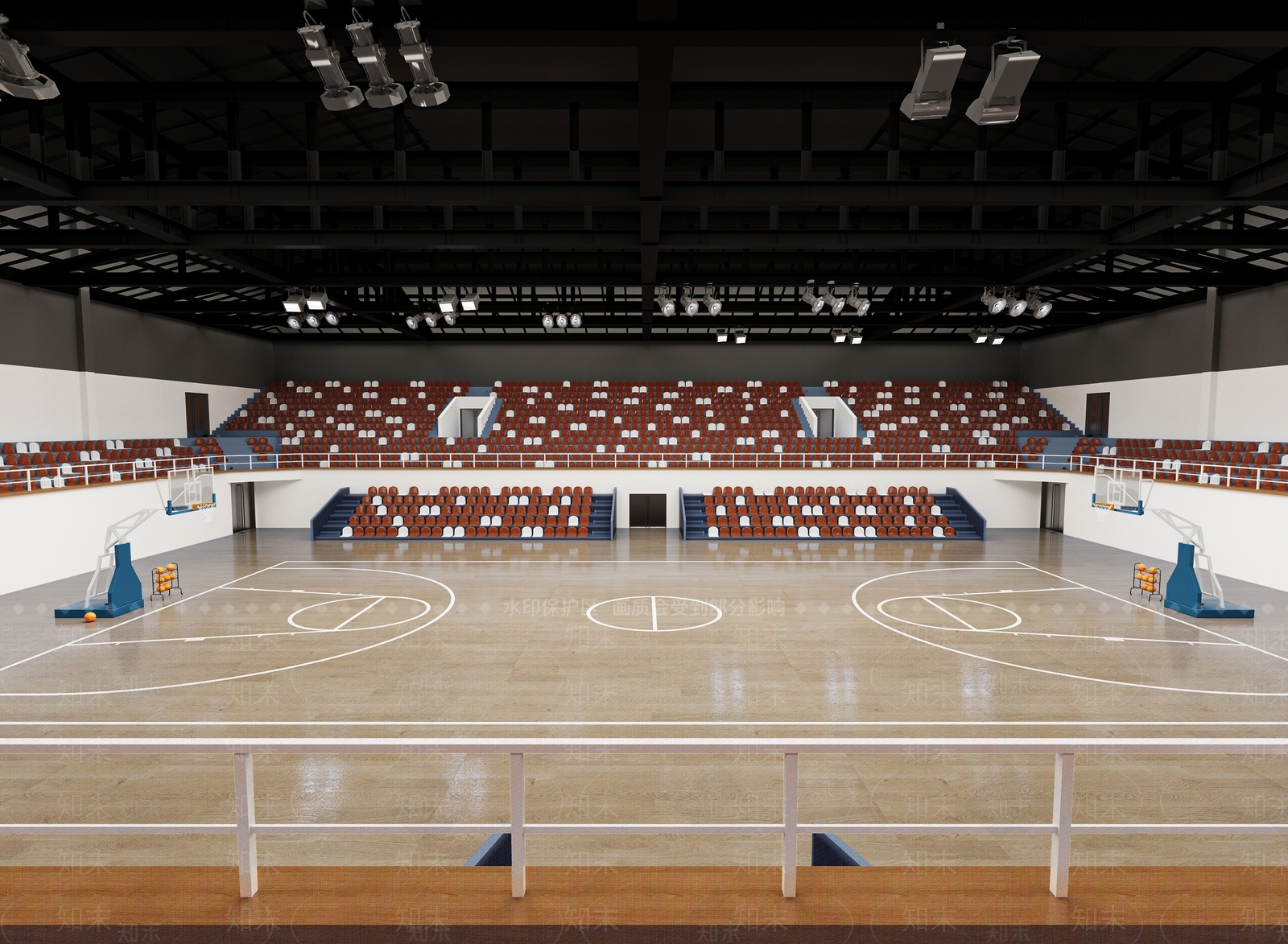现代球类体育场3D模型下载【ID:1137882055】