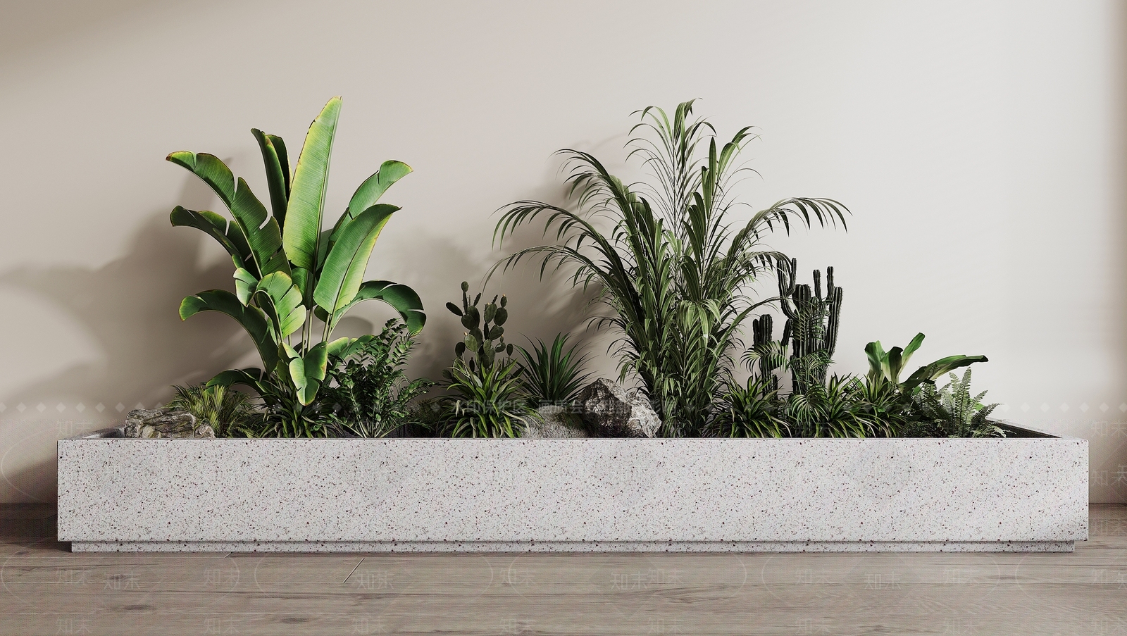 植物堆3D模型下载【ID:1137906851】