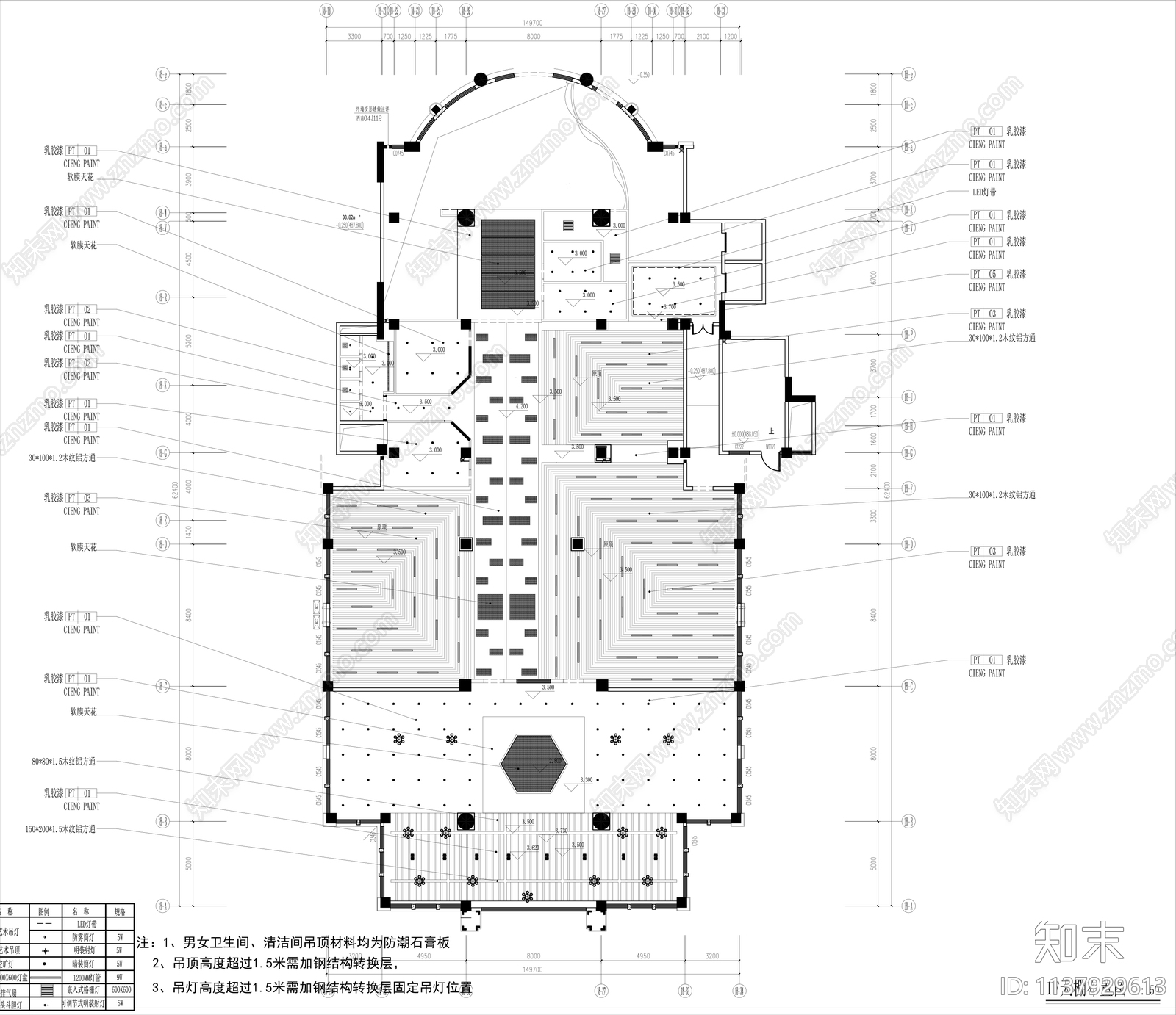金康博健身会所cad施工图下载【ID:1137929613】