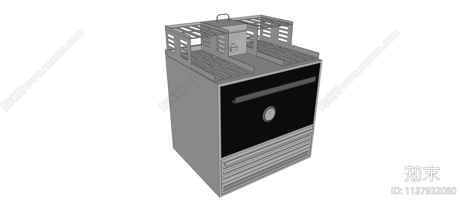 烤箱SU模型下载【ID:1137932080】