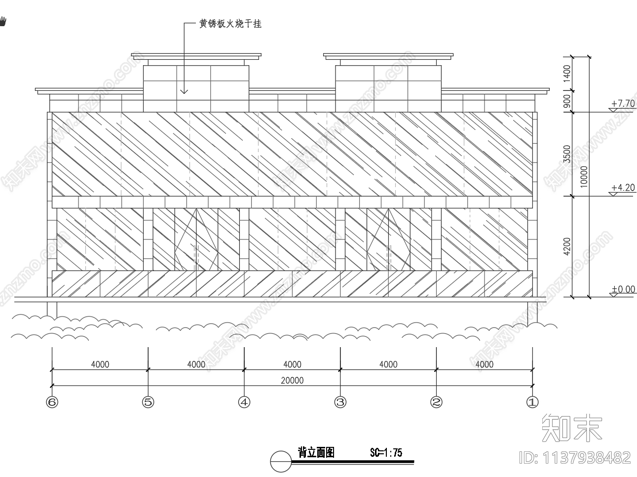 小型沿街商铺建筑施工图下载【ID:1137938482】