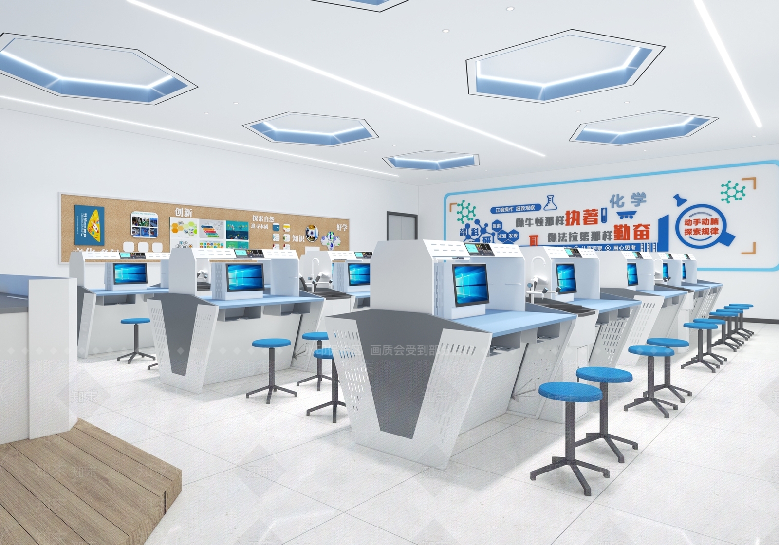 现代实验室3D模型下载【ID:1137962430】