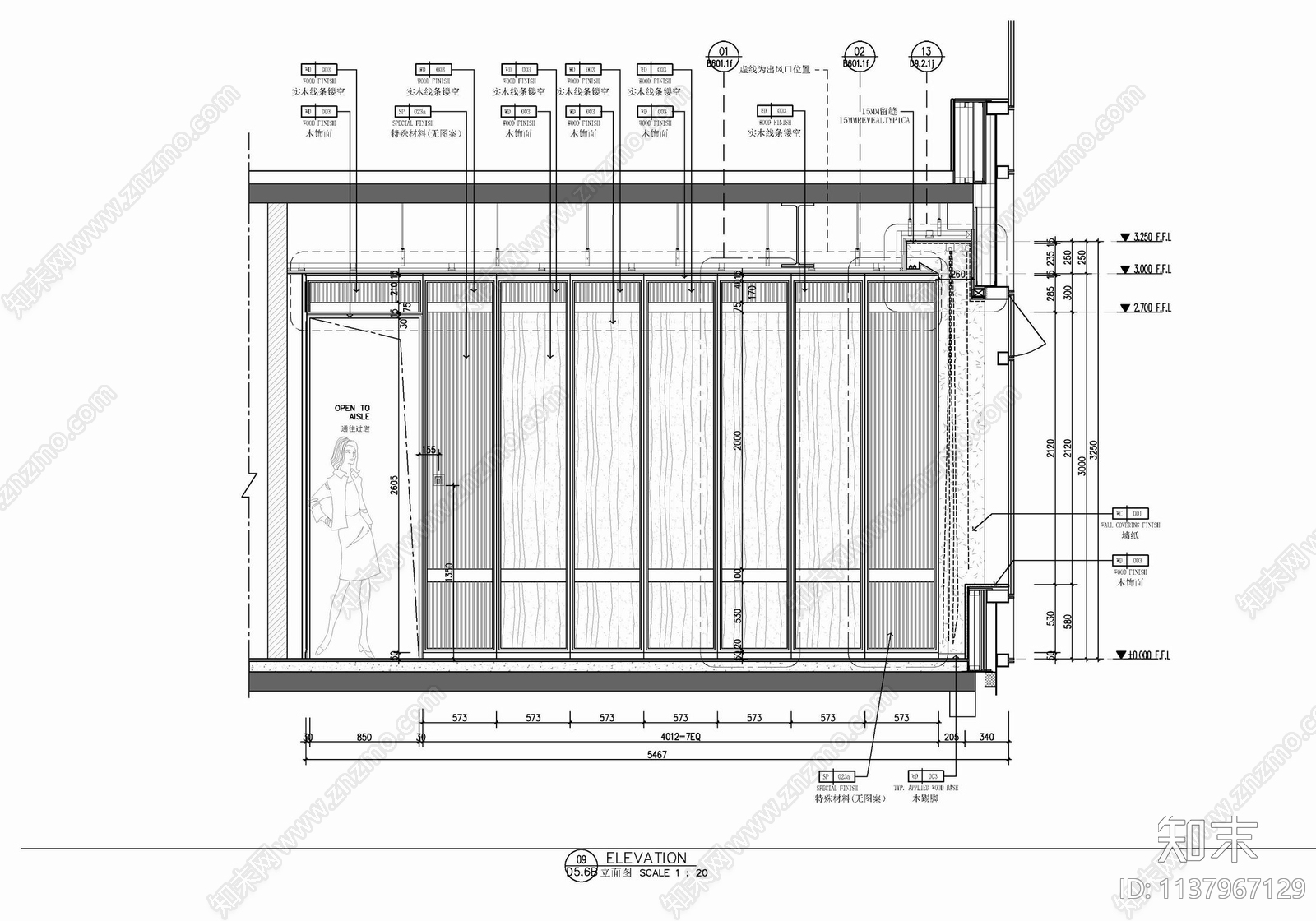120㎡酒店豪华客房套房室内cad施工图下载【ID:1137967129】