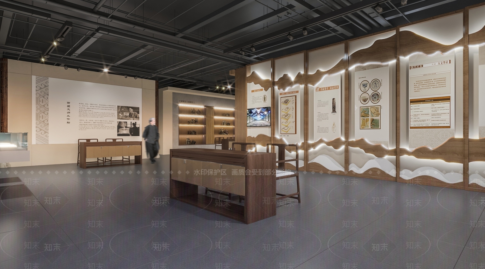 现代奶茶店3D模型下载【ID:1222106442】