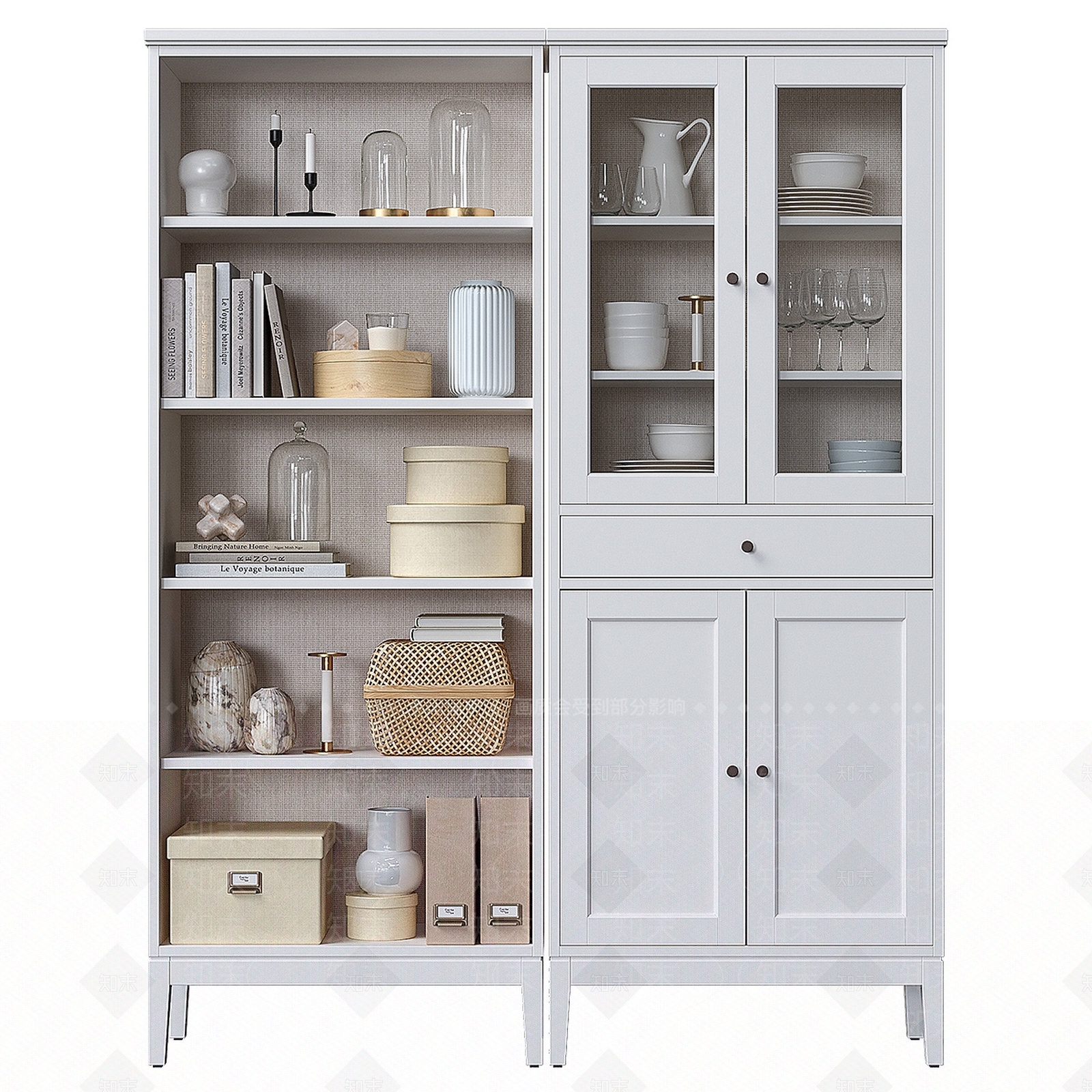 简欧酒柜3D模型下载【ID:1137979000】