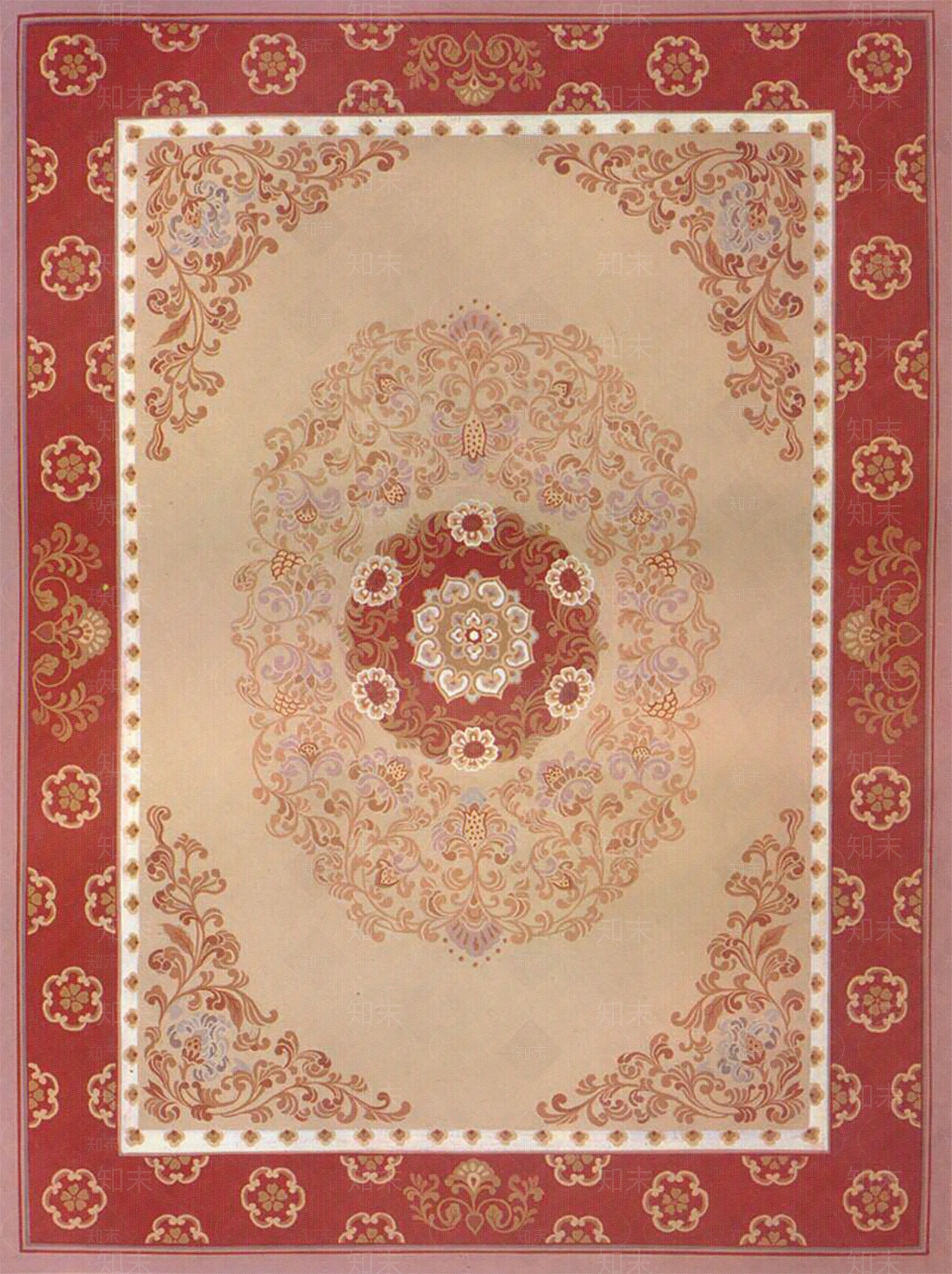 中式地毯贴图下载【ID:1137984273】