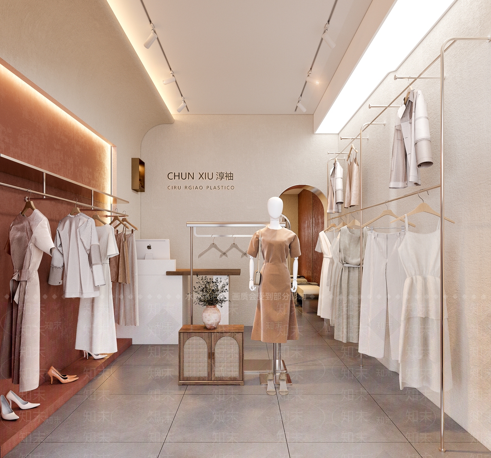 侘寂服装店3D模型下载【ID:1138058388】
