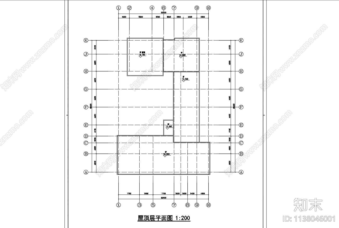 某幼儿园建筑cad施工图下载【ID:1138046001】