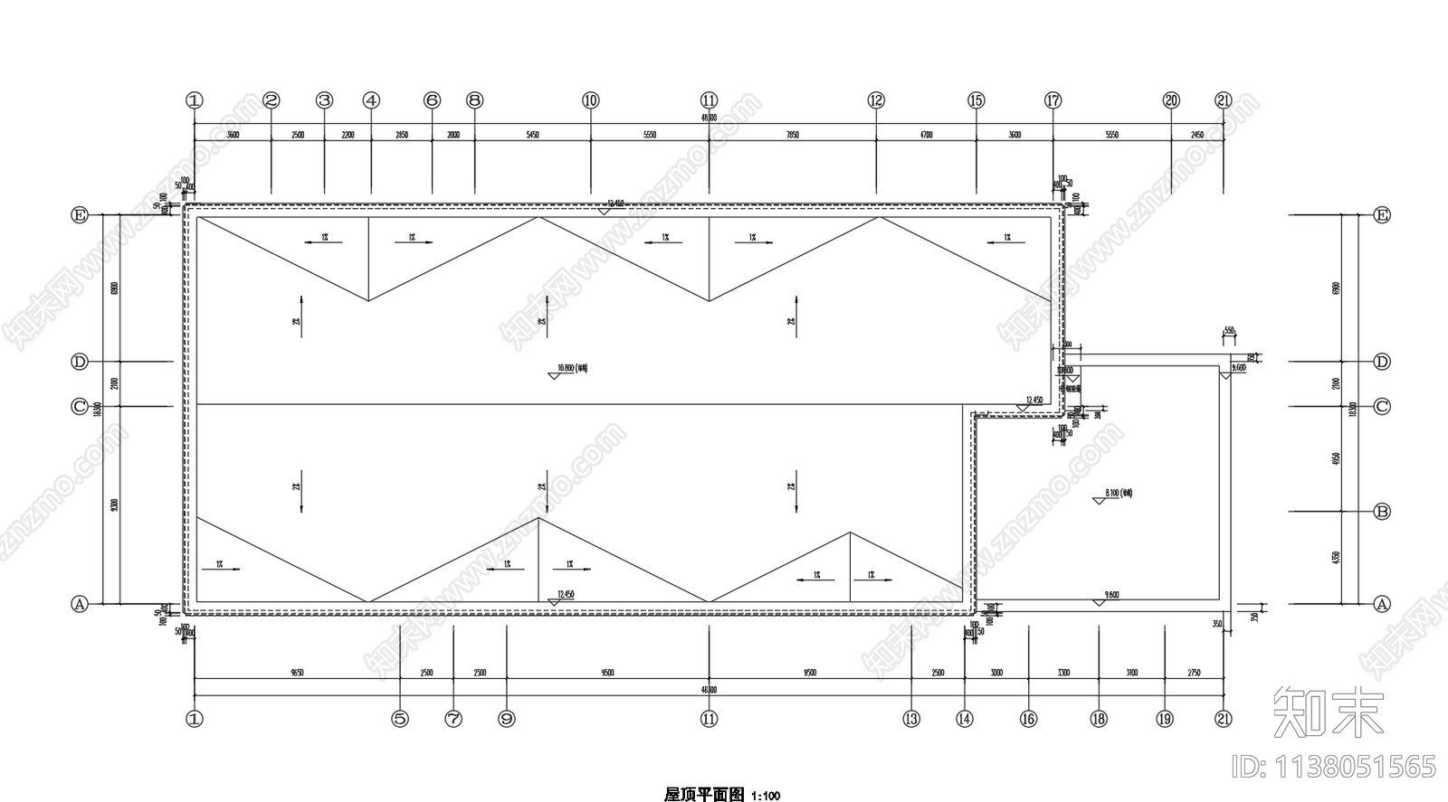 幼儿园建筑cad施工图下载【ID:1138051565】