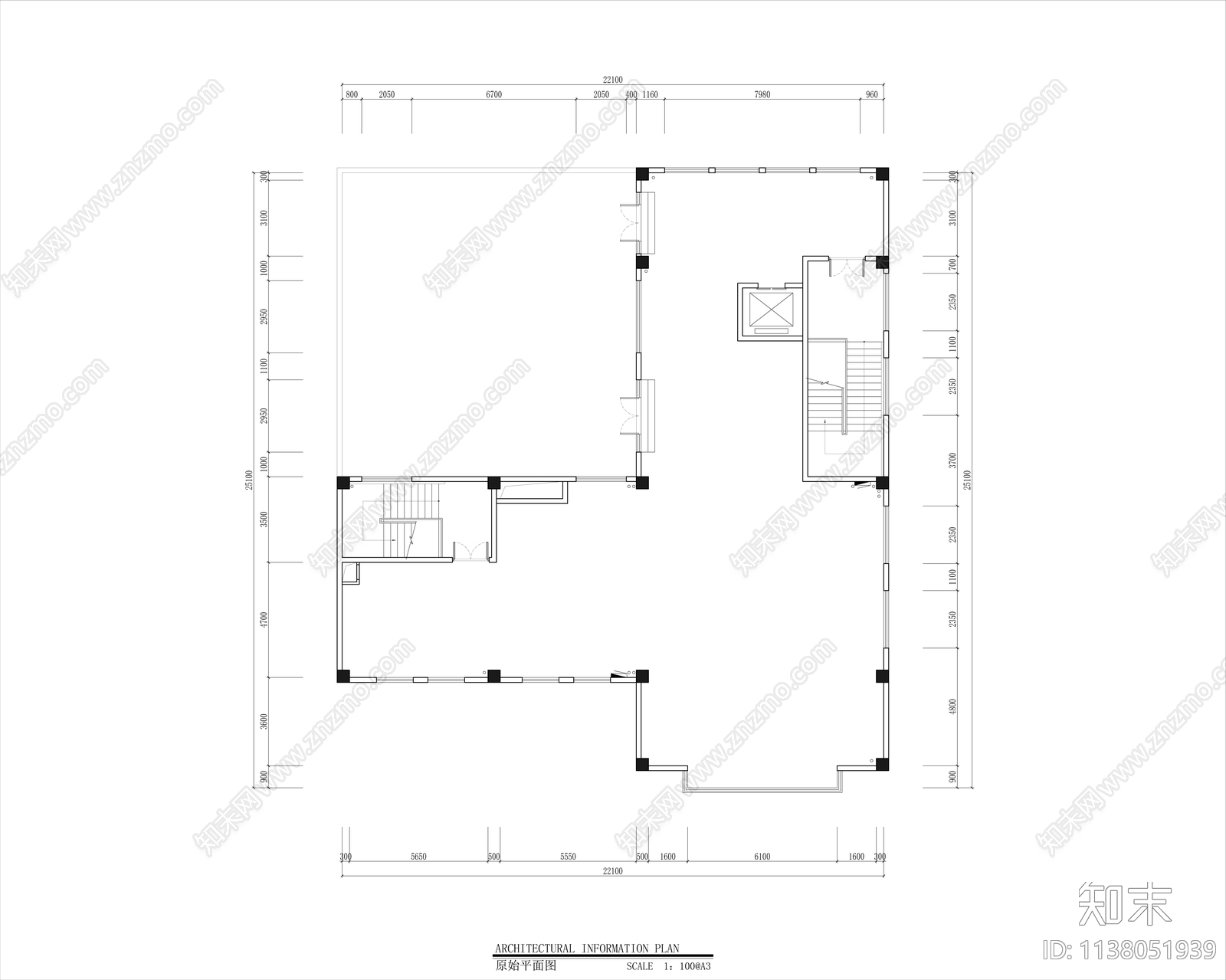 私宴会所平面图cad施工图下载【ID:1138051939】