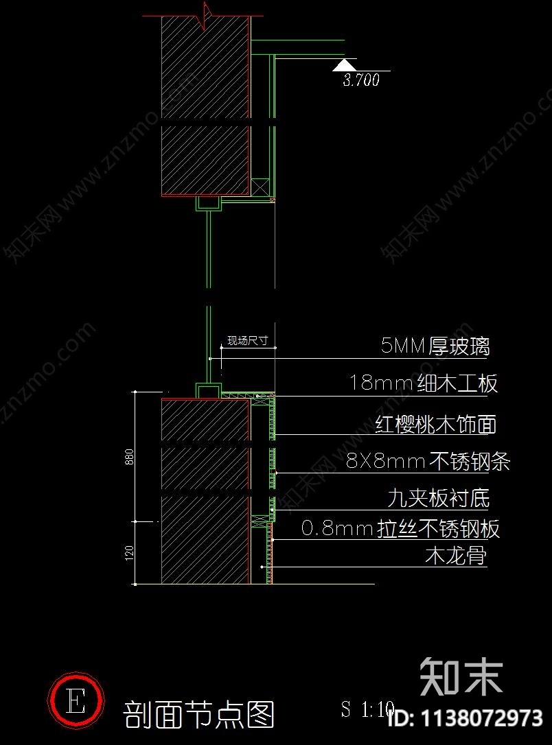 窗及套cad施工图下载【ID:1138072973】