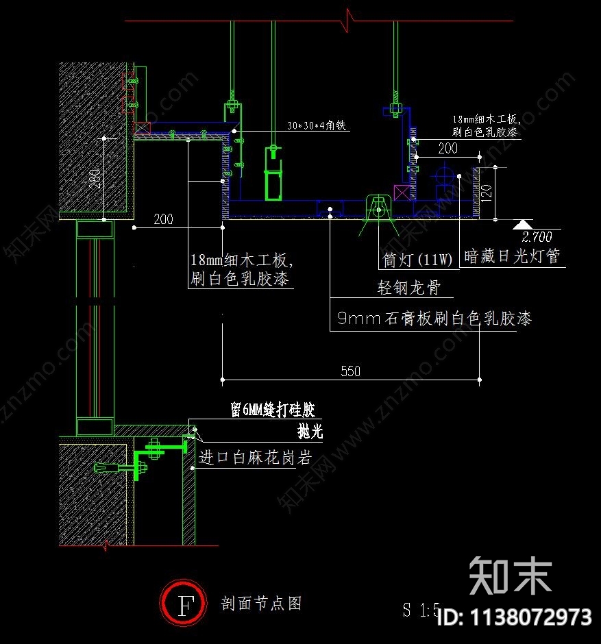 窗及套cad施工图下载【ID:1138072973】