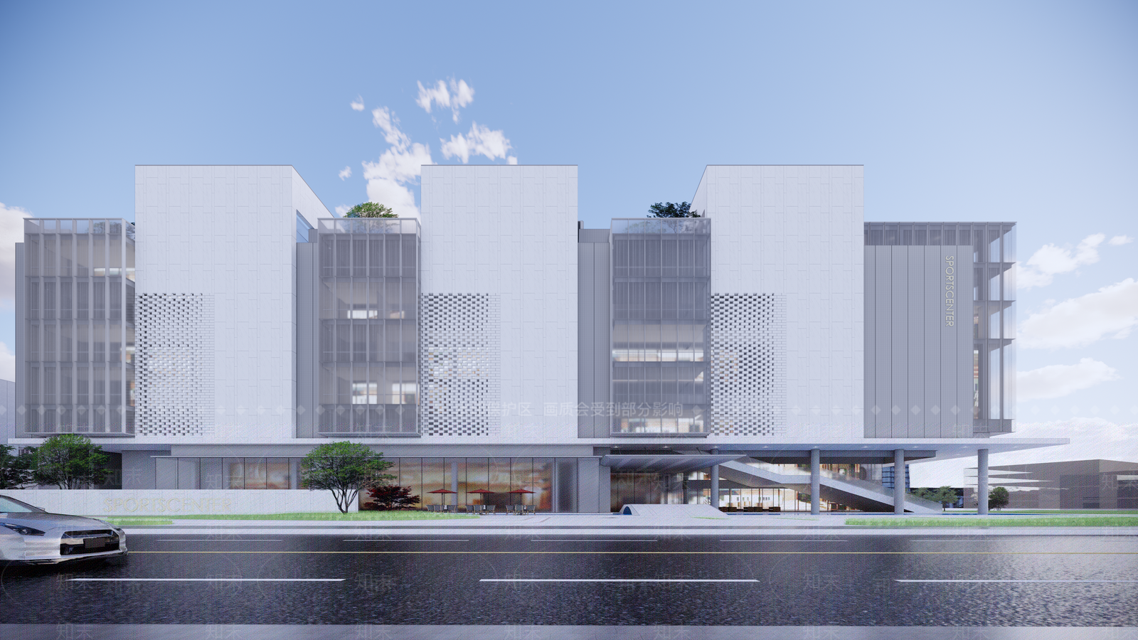商场建筑SU模型精品下载_SketchUp模型_知末网