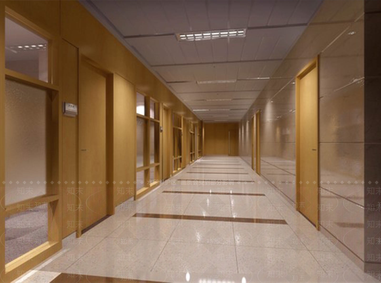 现代风格建设银行内部SU模型下载【ID:1138102131】