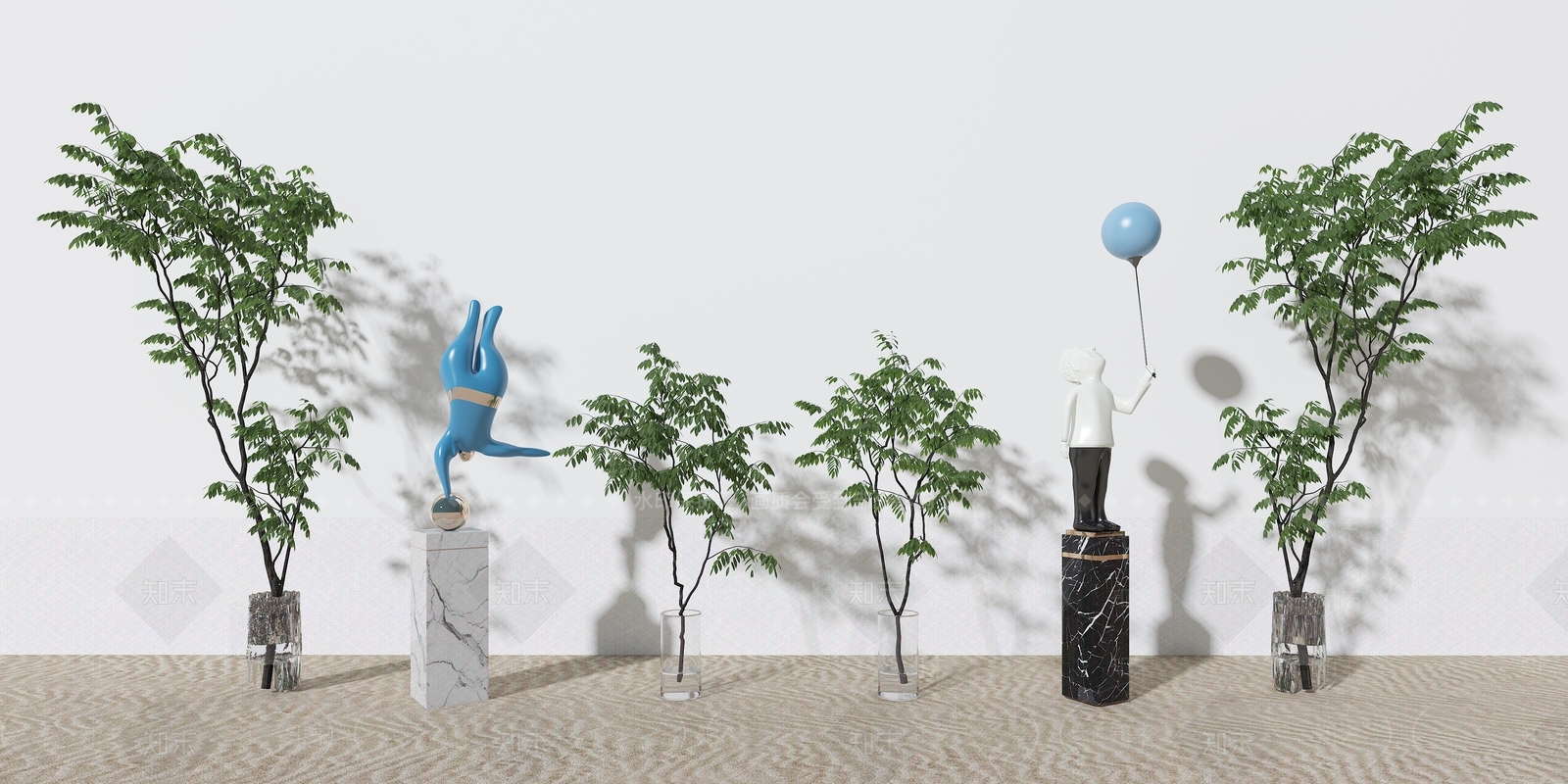 水生植物3D模型下载【ID:1138172651】