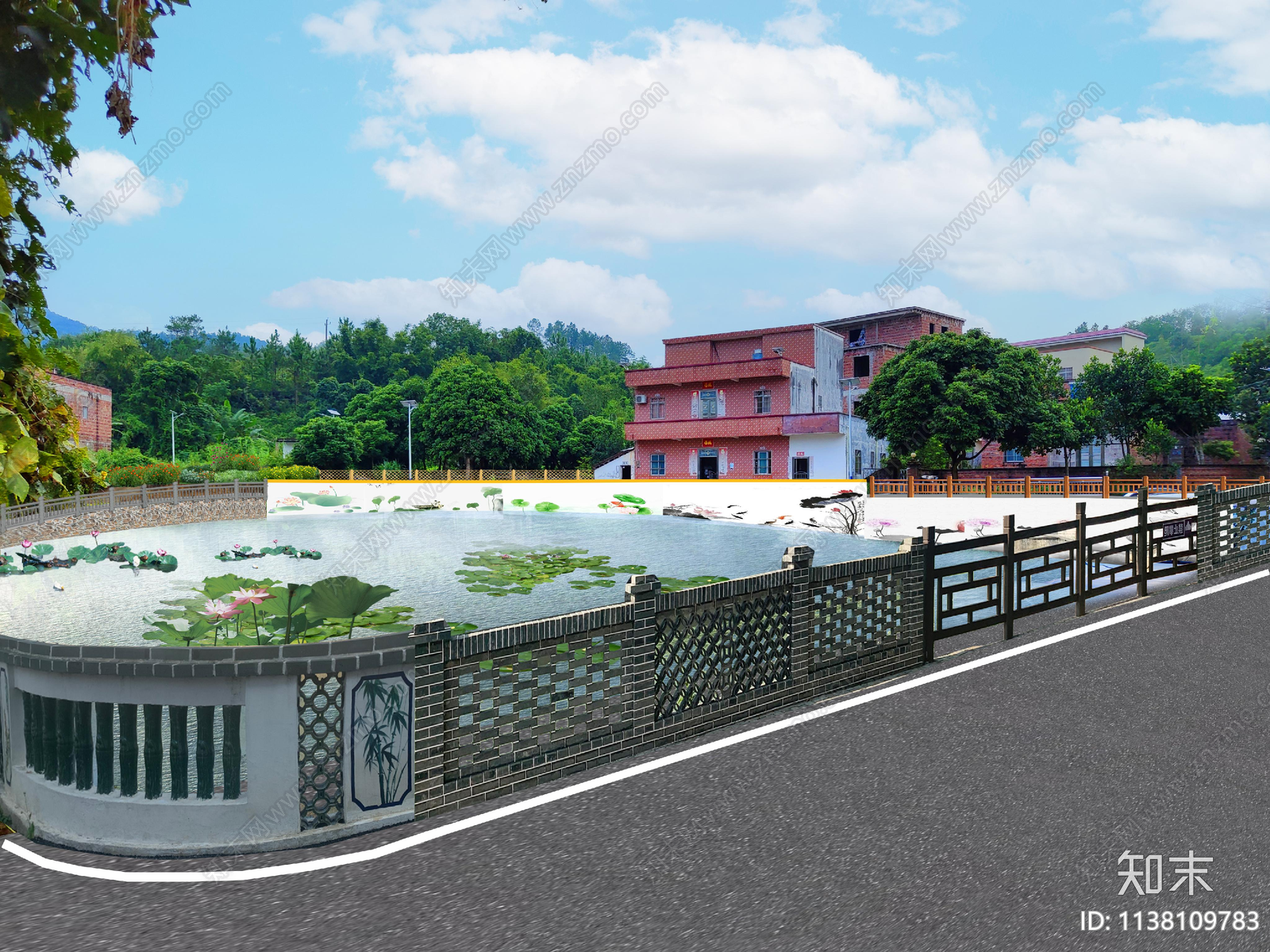 特色景观护栏cad施工图下载【ID:1138109783】