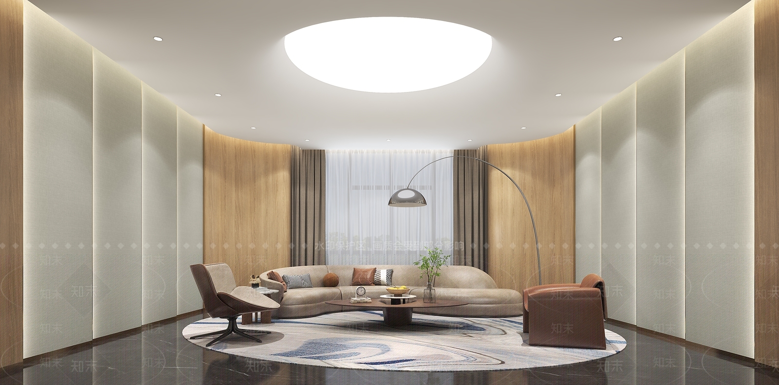 现代接待室3D模型下载【ID:1138162854】