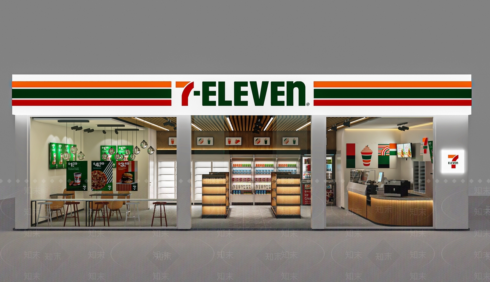 现代便利店SU模型下载【ID:1138125434】