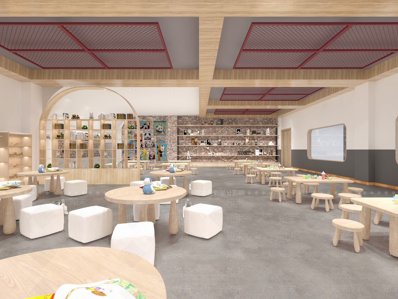 现代幼儿园3D模型下载【ID:1139198905】