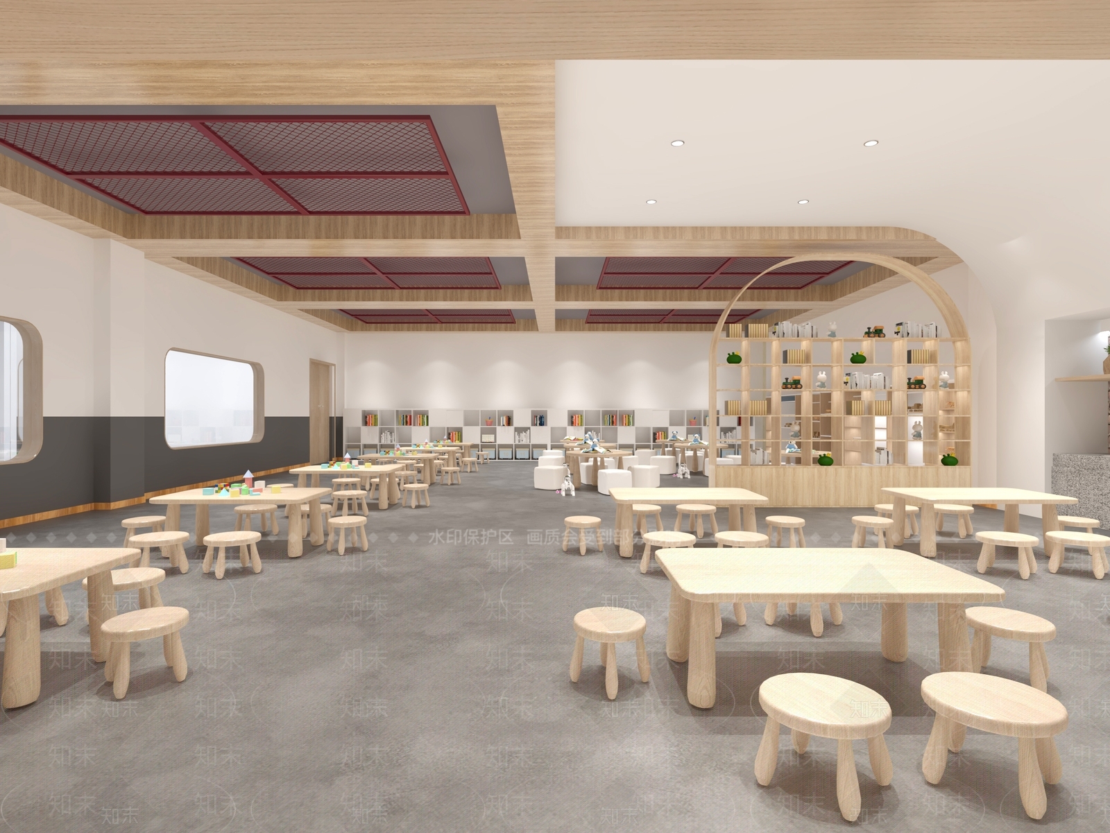 现代幼儿园3D模型下载【ID:1139198905】