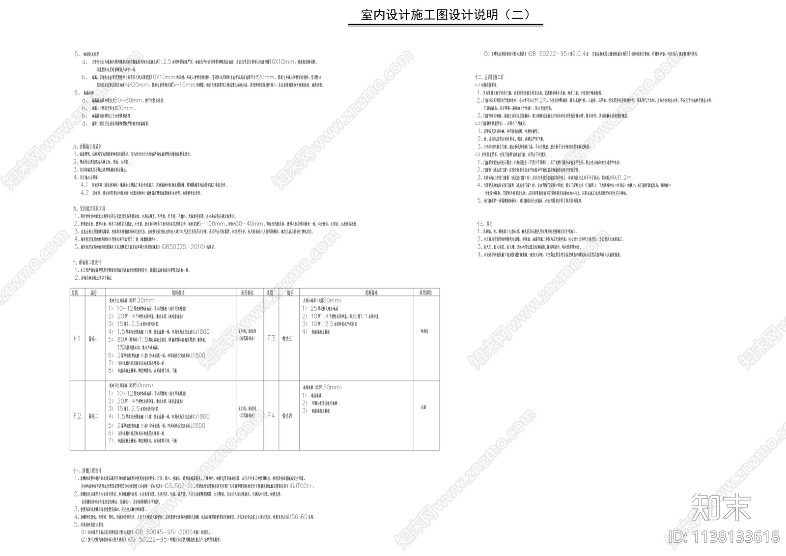 展示中心目录及设计说明cad施工图下载【ID:1138133618】