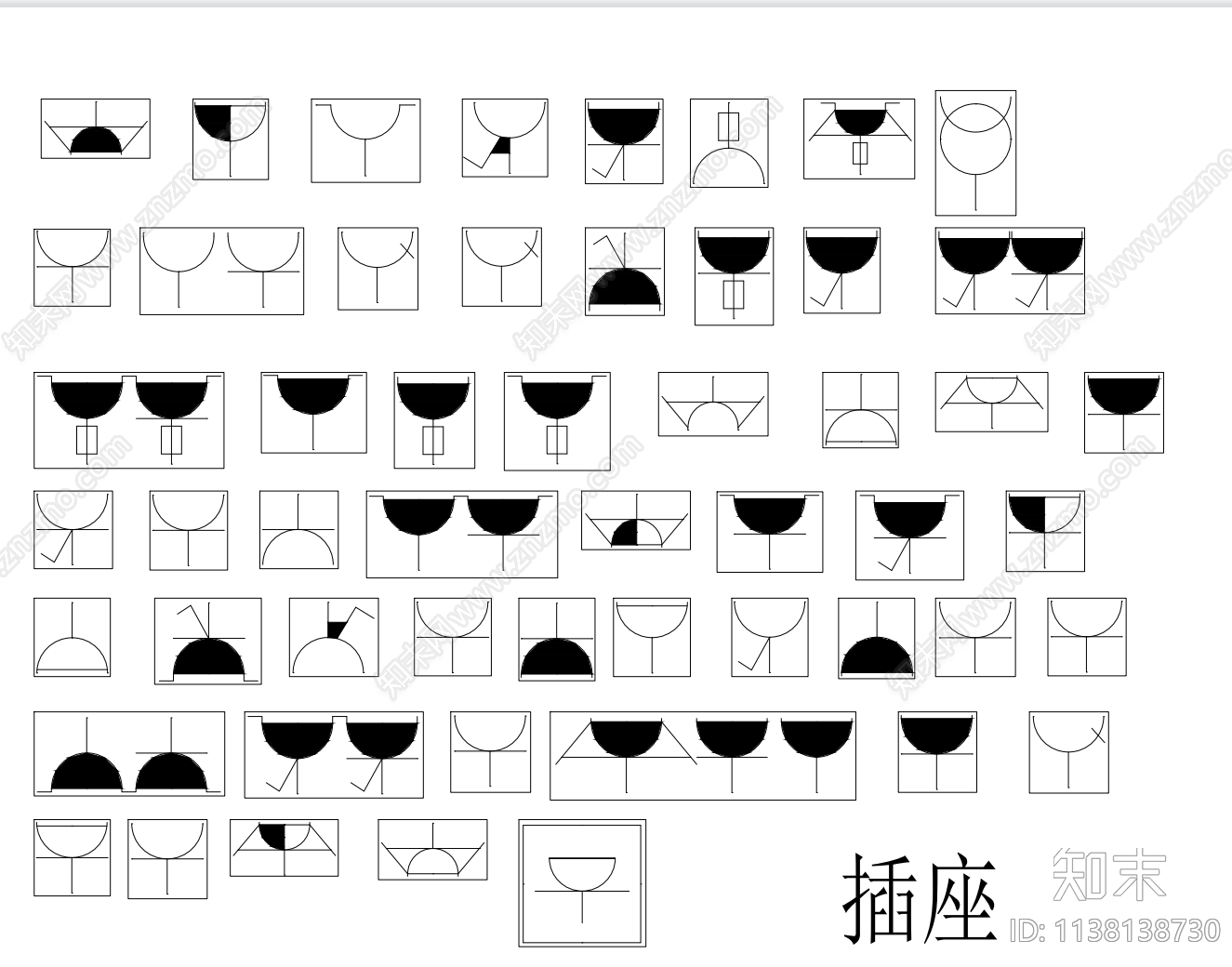 电气设备图例cad施工图下载【ID:1138138730】