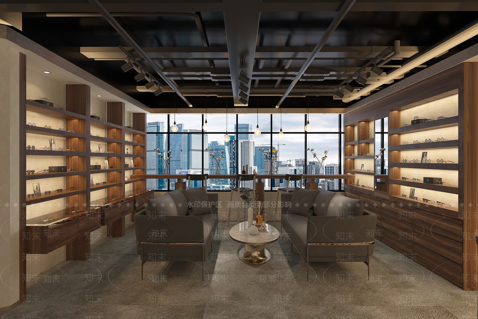 现代眼镜店3D模型下载【ID:1138147242】