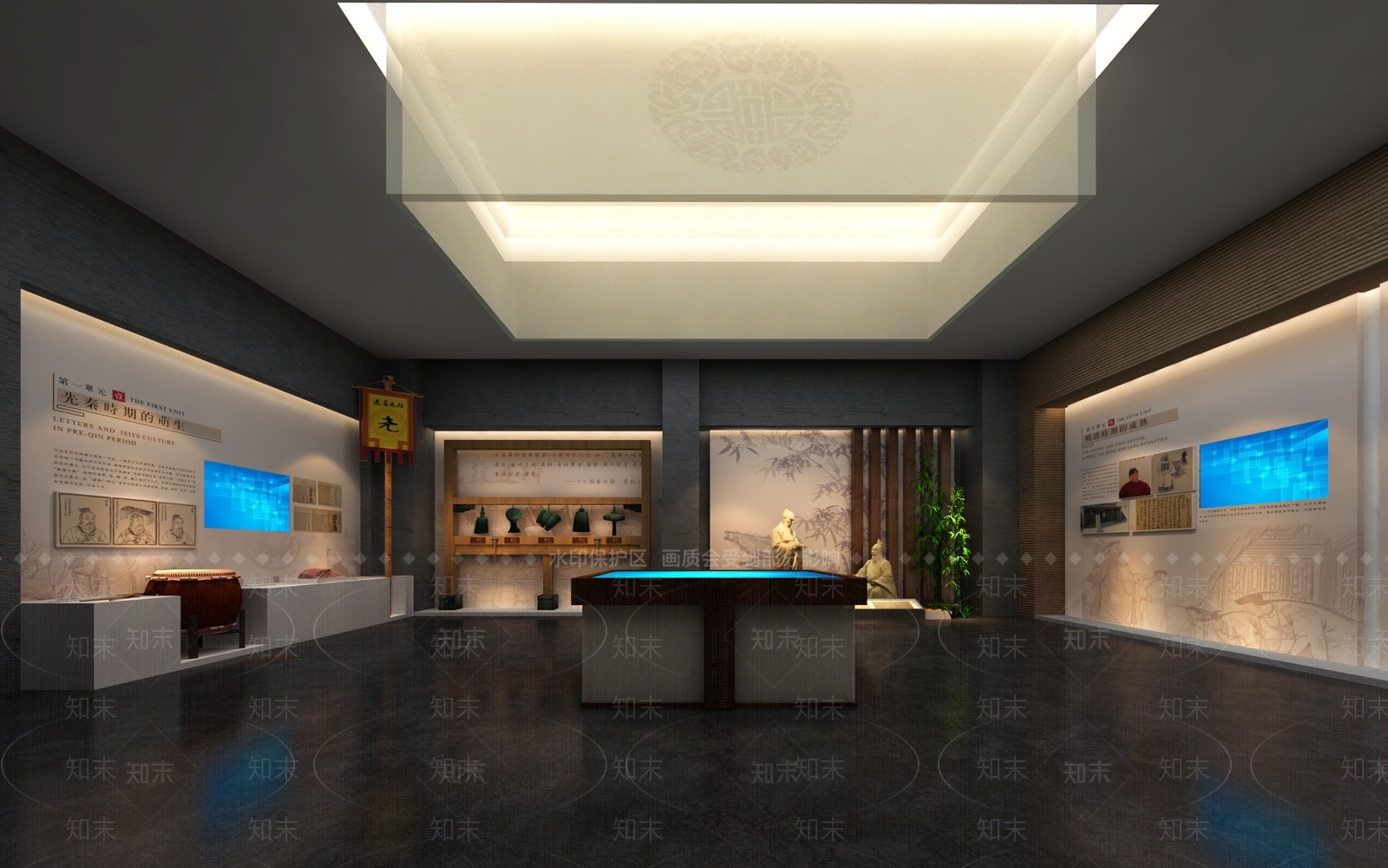 新中式历史博物馆3D模型下载【ID:1138153803】
