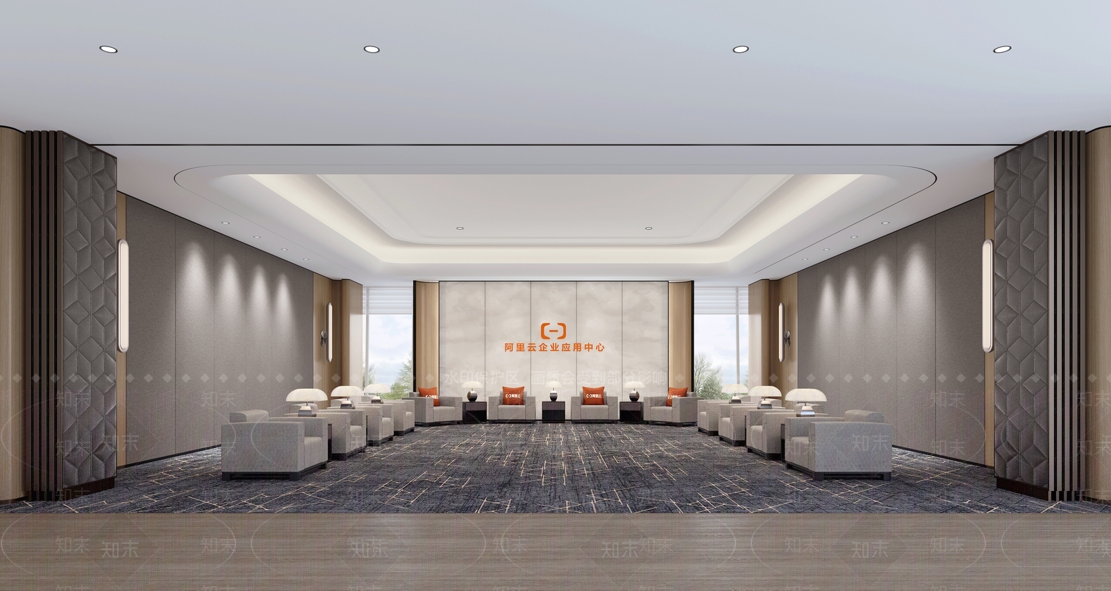 现代贵宾接待室3D模型下载【ID:1138303041】